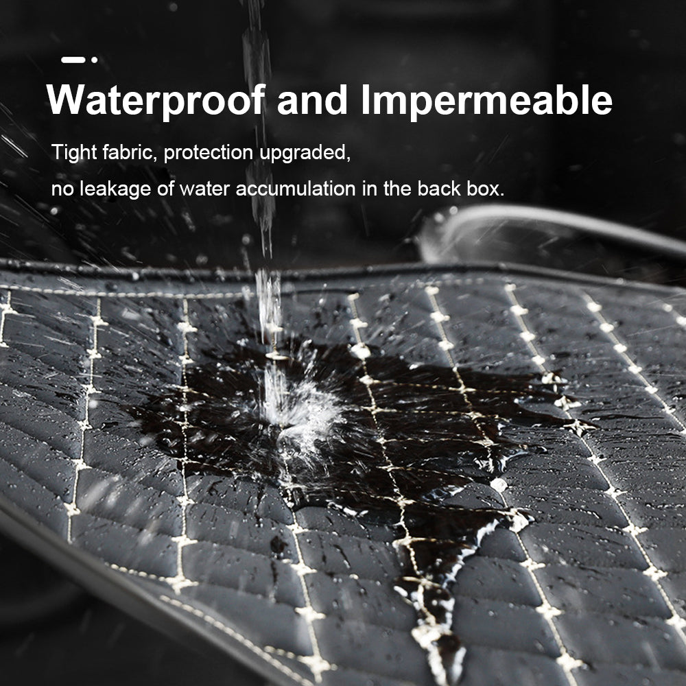 Black Leather Trunk Mat